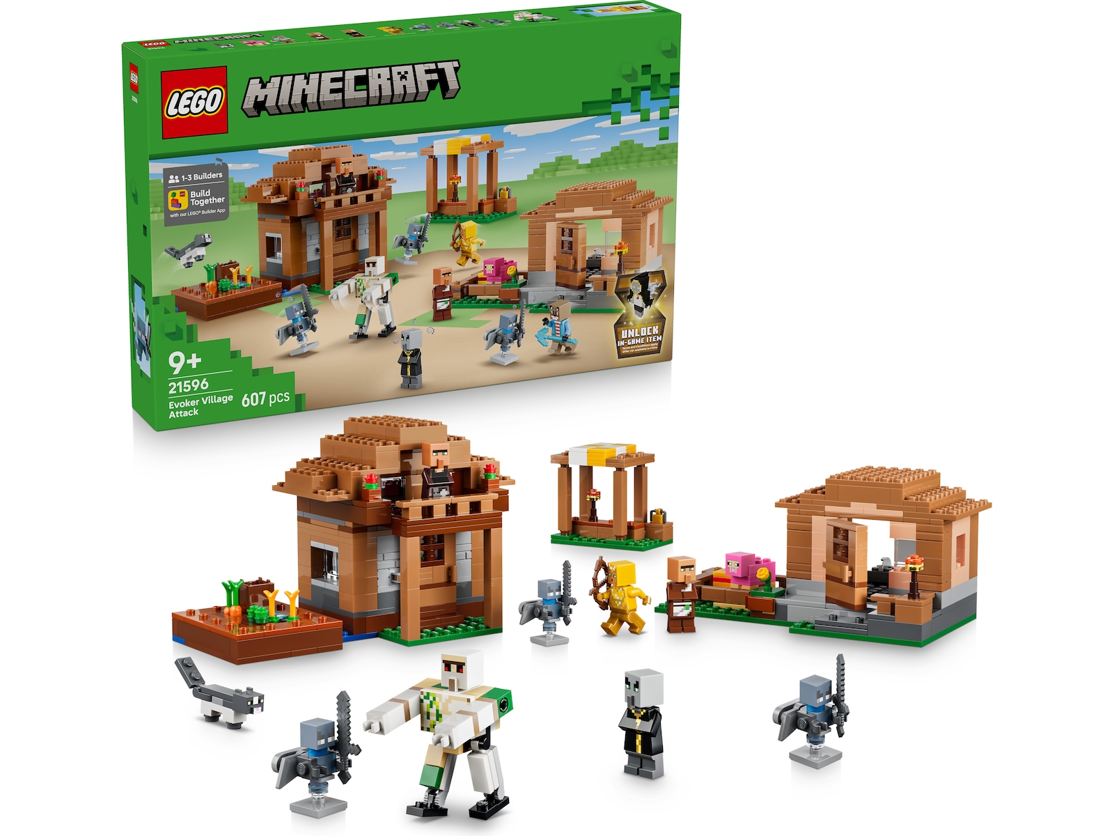 LEGO Minecraft Angrepet på åndemanerlandsbyen 21596 LEGO