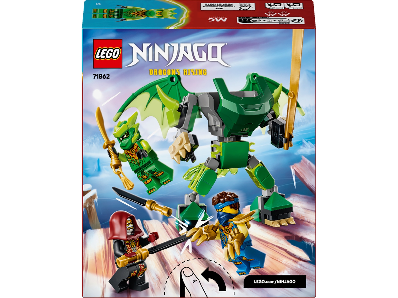 LEGO Ninjago Stridspakke med Lloyds dragerobot 71862 LEGO