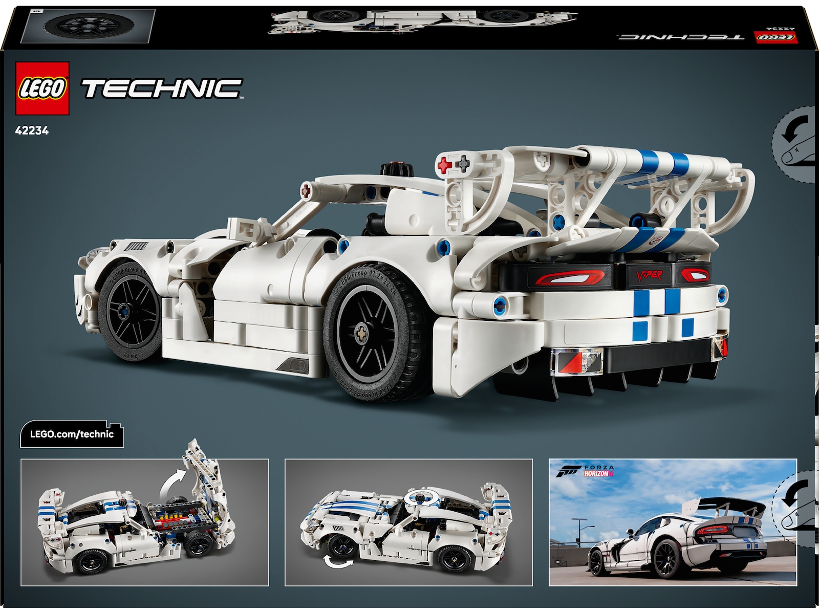 LEGO Technic Dodge Viper GTS-R sportbil 42234  LEGO