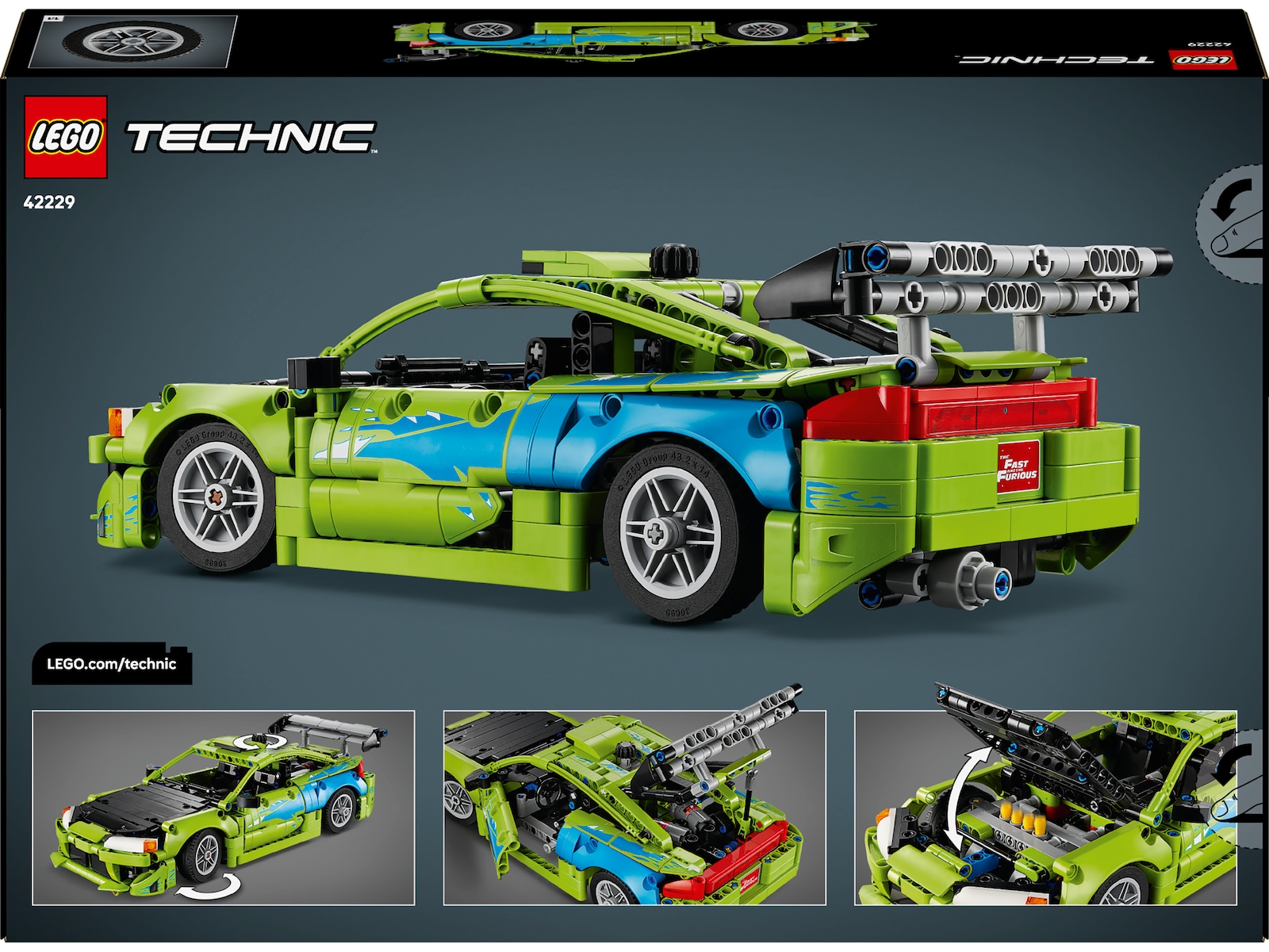 LEGO Technic Fast and Furious Mitsubishi Eclipse-bil 42229 LEGO