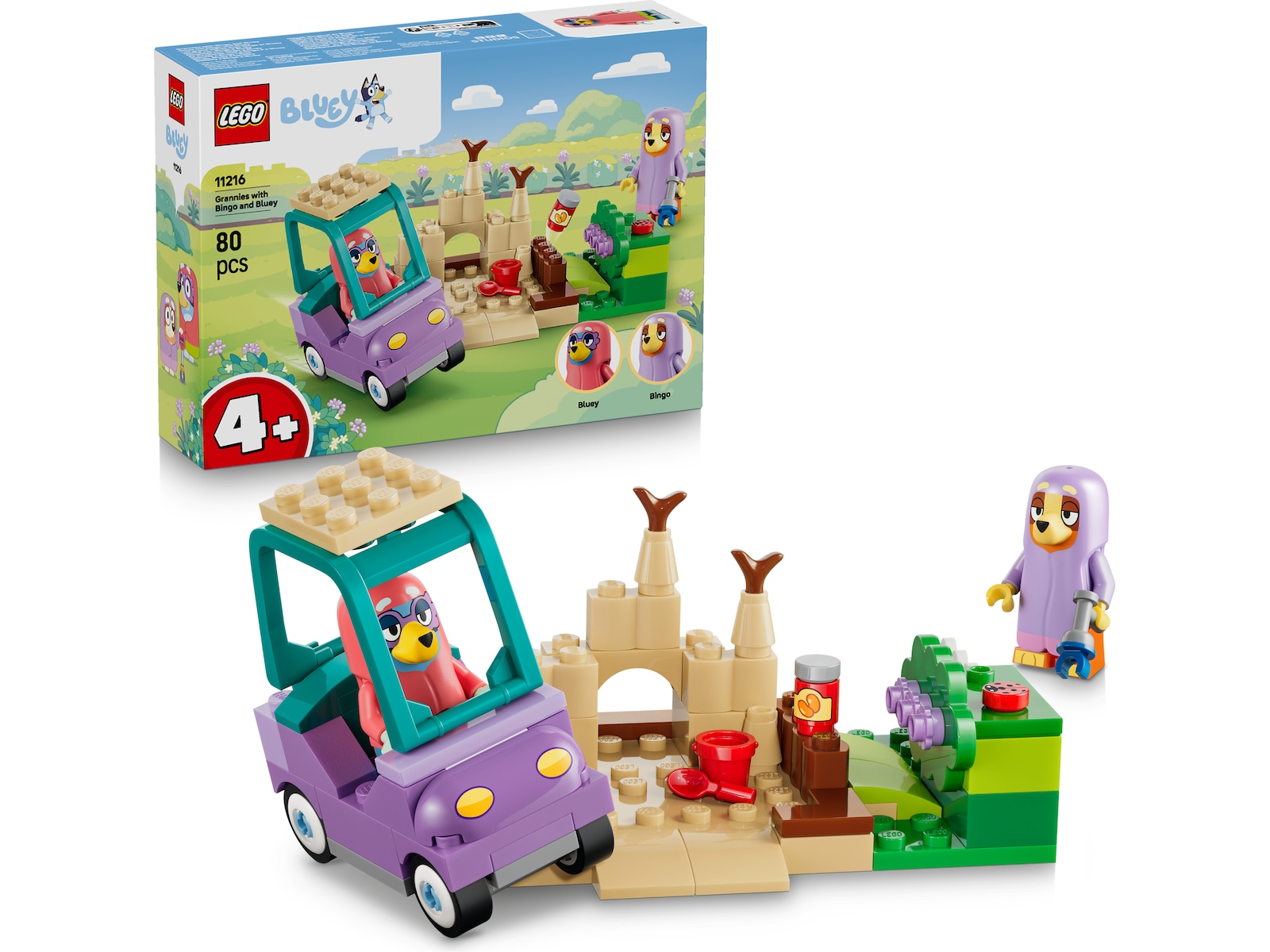 LEGO Bluey Bestemødrene Bingo og Bluey 11216  LEGO