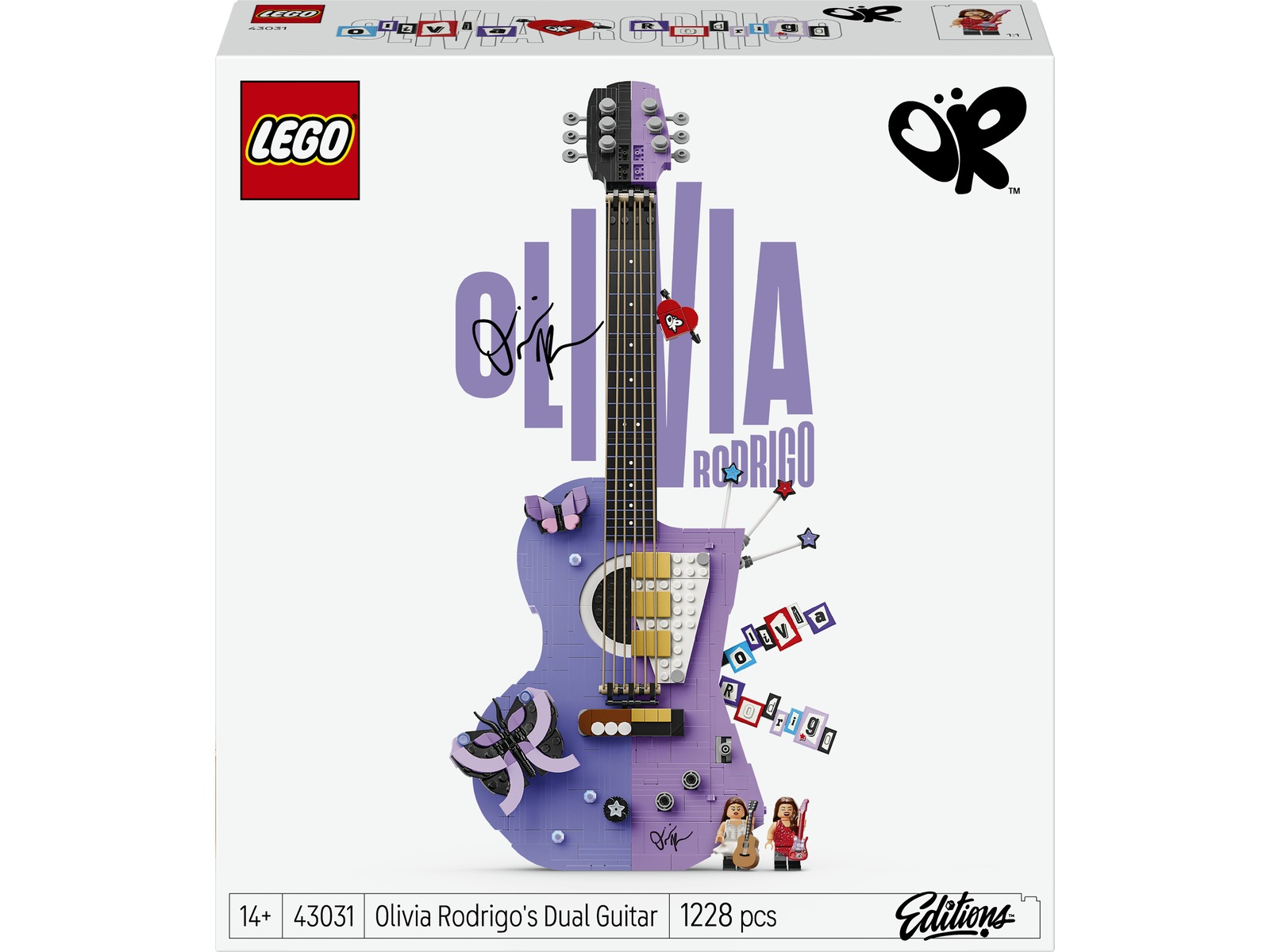 LEGO Editions Music Olivia Rodrigos tofargede gitar 43031 LEGO