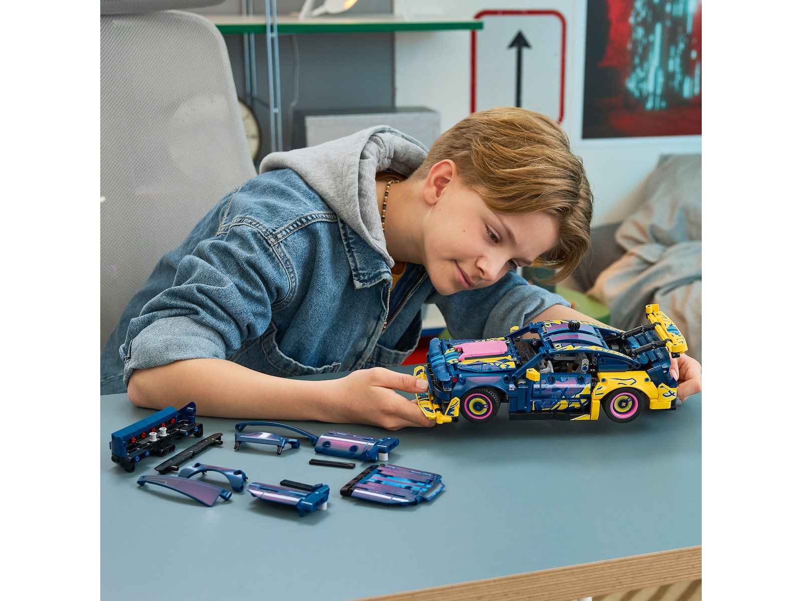 LEGO Technic Verkstedstilpasset Ford Mustang GT-bil 42236 