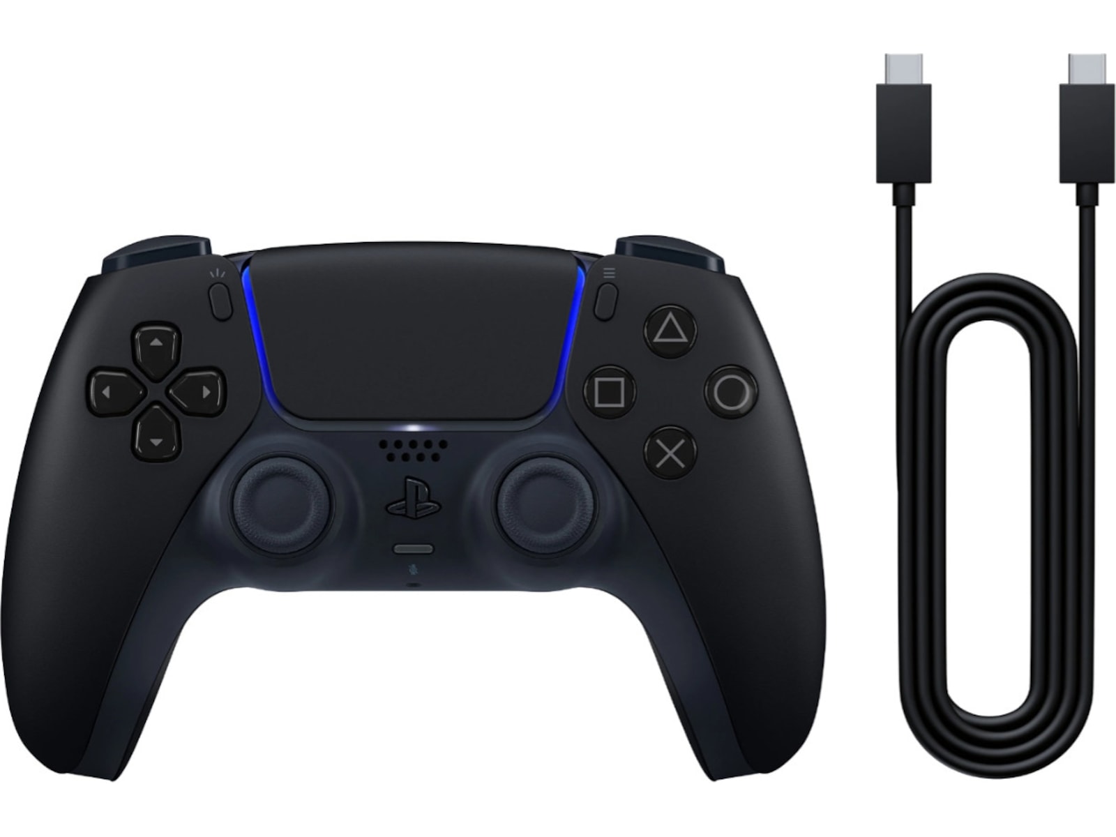 PlayStation DualSense trådløs kontroller (Midnight Black) Tilbehør til PS5
