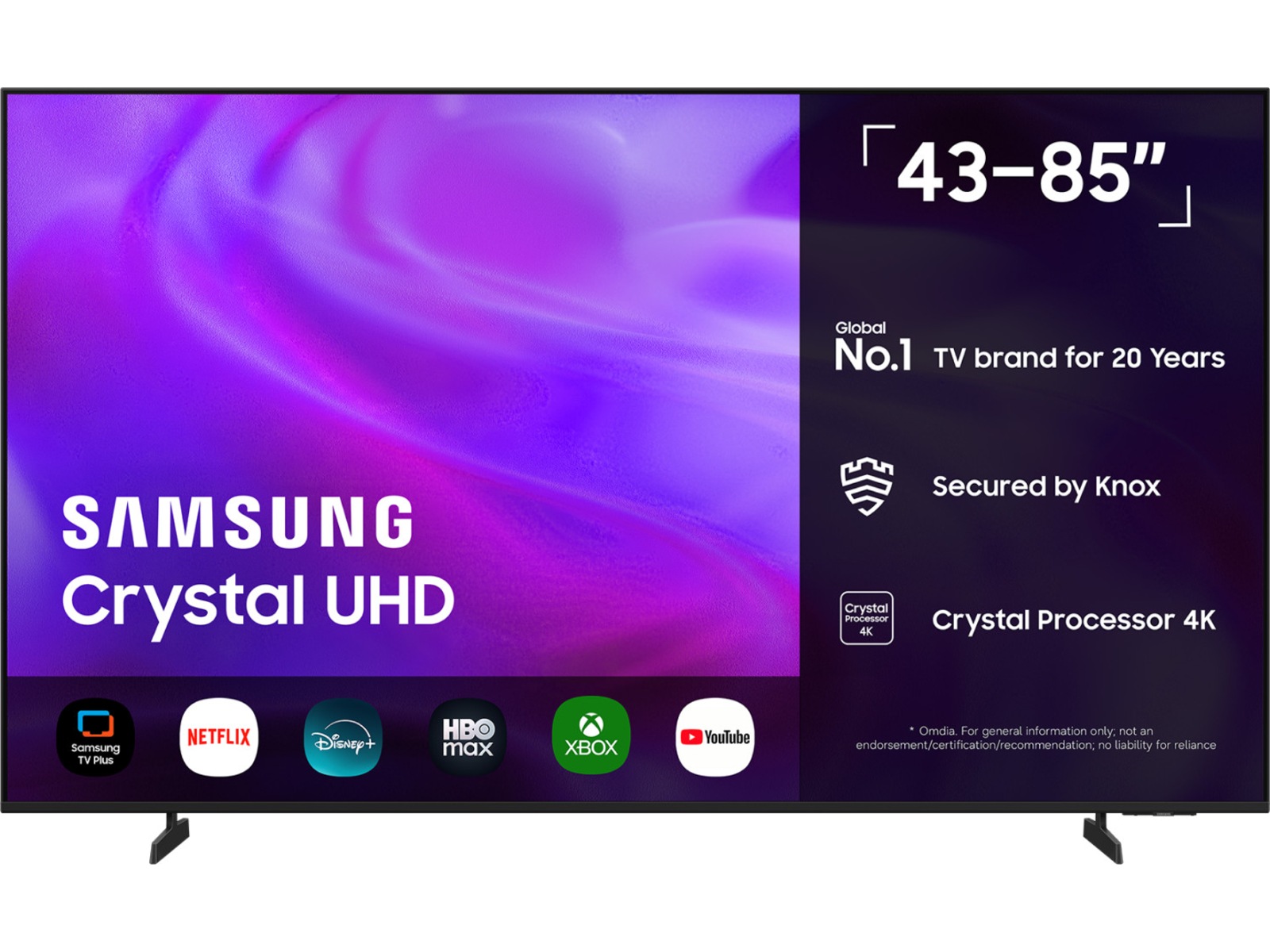 Samsung 65" U7005H Crystal UHD 4K Smart-TV (2026) 60 - 69 tommer TV