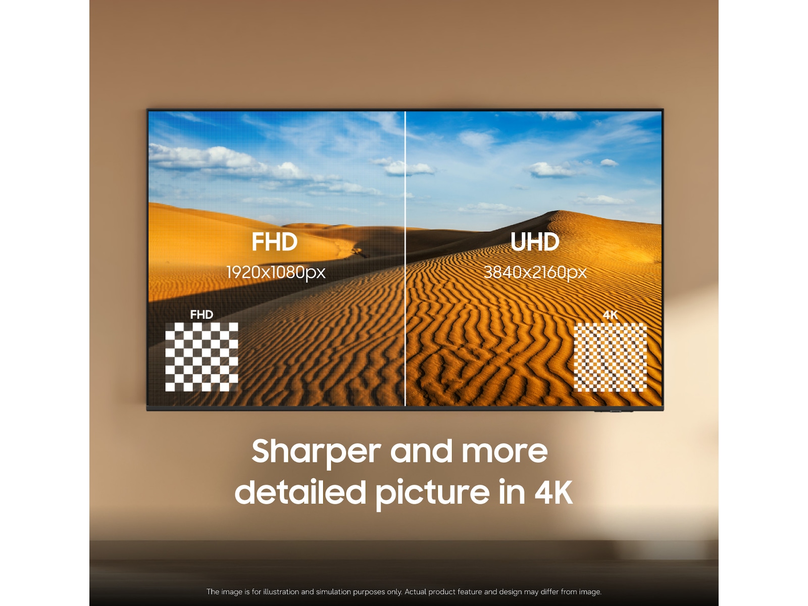 Samsung 65" U7005H Crystal UHD 4K Smart-TV (2026) 60 - 69 tommer TV