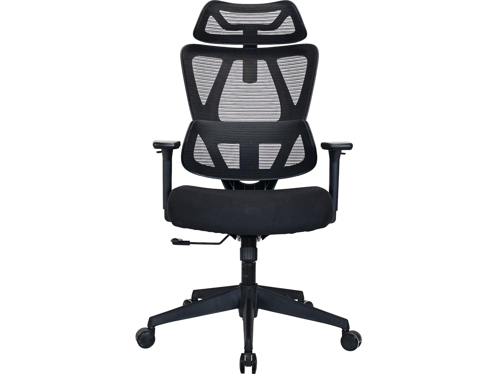 Novo ergonomisk kontorstol med mesh og stoff (sort) Gamingstoler