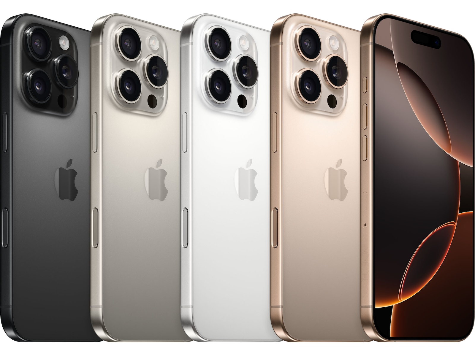 iPhone 16 Pro Max 256GB (sandfarget titan) -B-Grade Demo mobiltelefoner