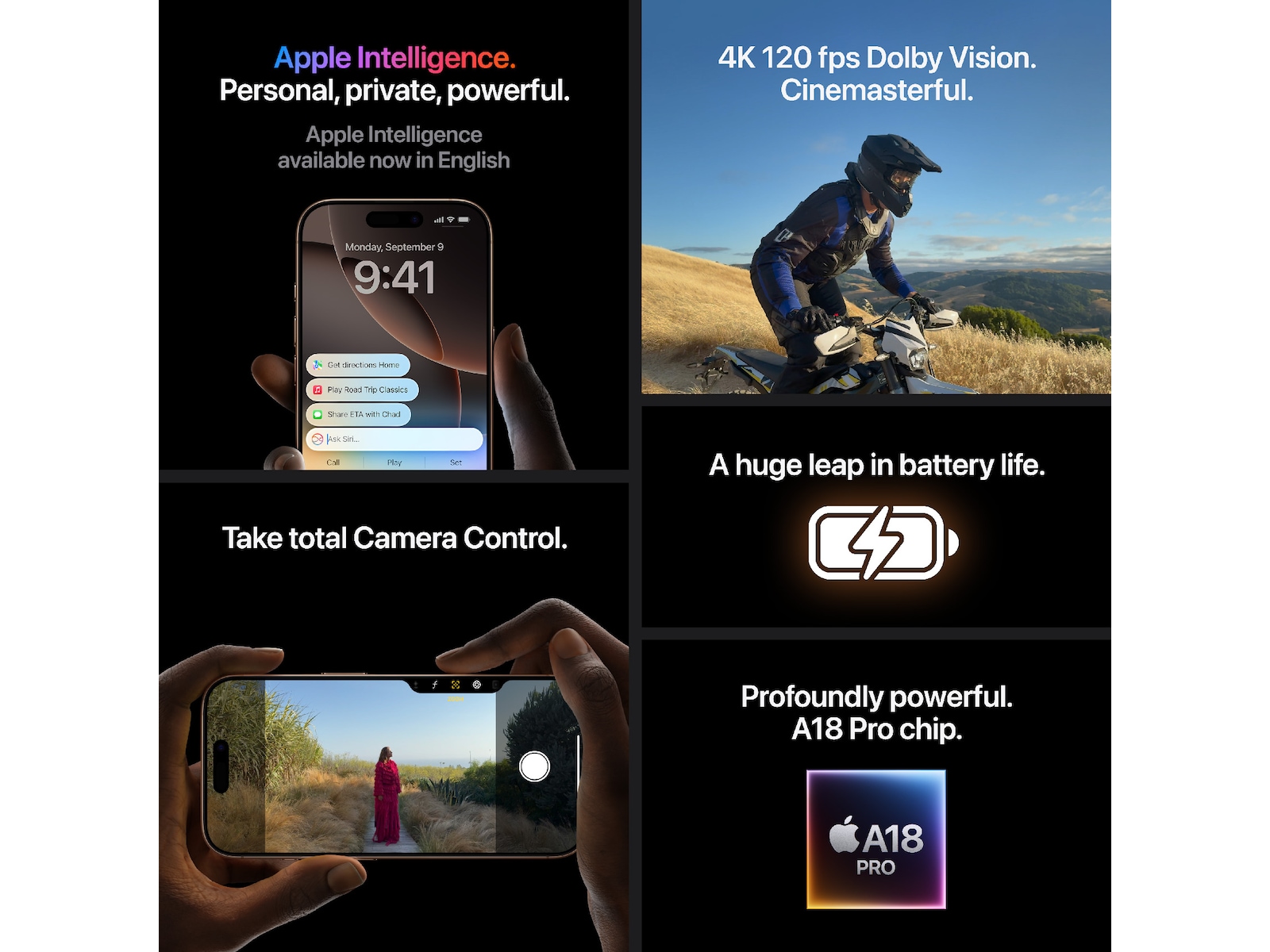 iPhone 16 Pro Max 256GB (sandfarget titan) -B-Grade Demo mobiltelefoner