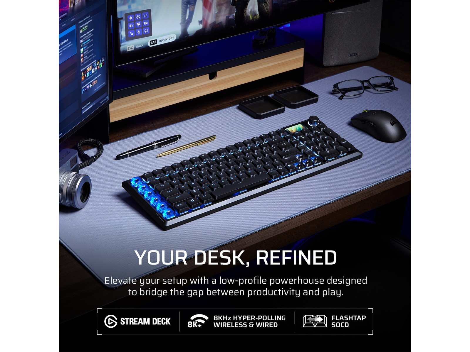 CORSAIR VANGUARD AIR 99 WIRELESS Tastatur Gamingtastatur