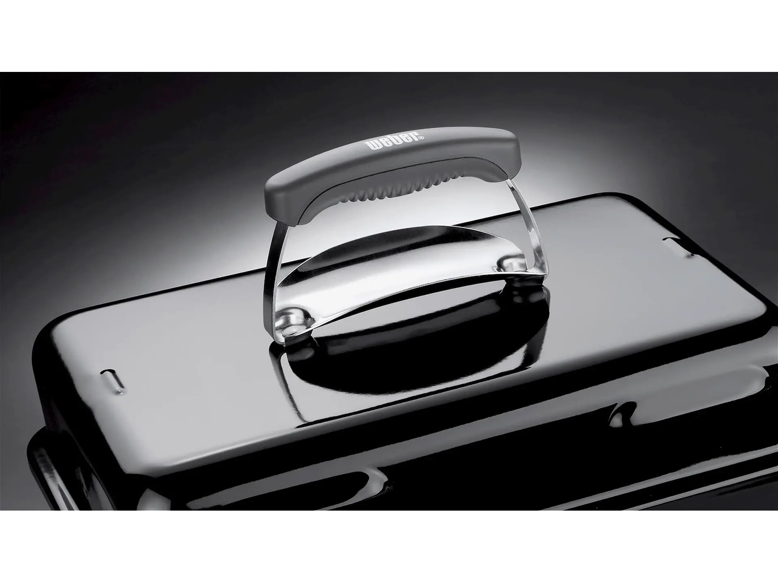 Weber Go Anywhere bærbar gassgrill rustfritt stål Grill