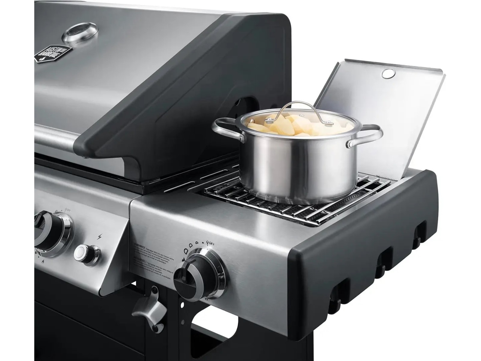 Austin and Barbeque Gassgrill med flere brennere og funksjoner Grill