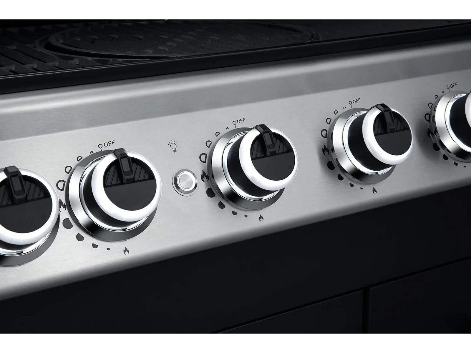 Austin and Barbeque Gassgrill med 6 + 2 brennere og funksjoner Grill