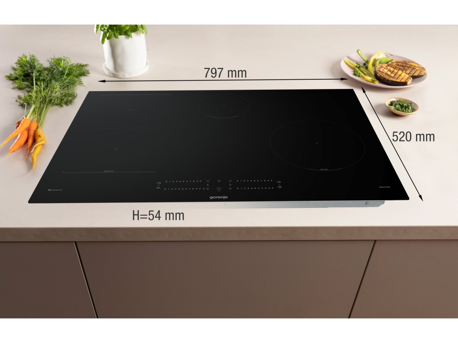 Gorenje GI8432BSCWF induksjonstopp Induksjonstopp