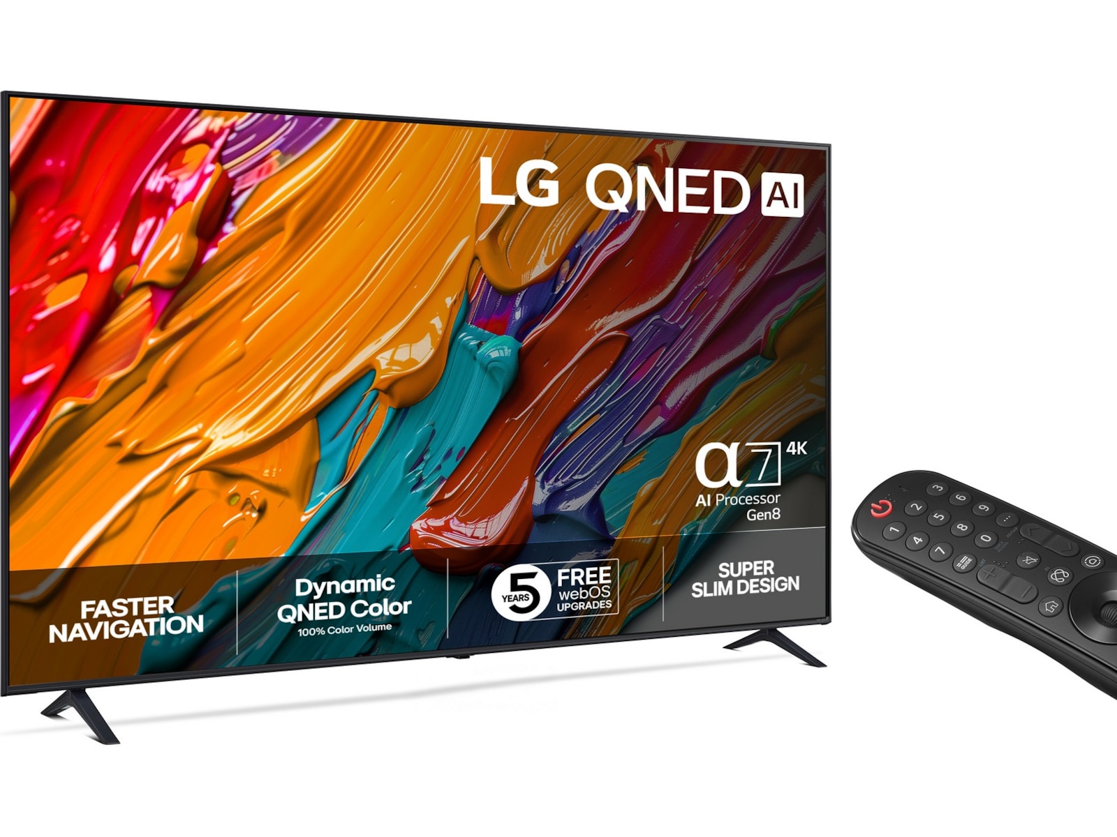 LG 86'' QNED7E AI 4K Smart TV 86QNED7EA6B (2025) Over 80 tommer TV