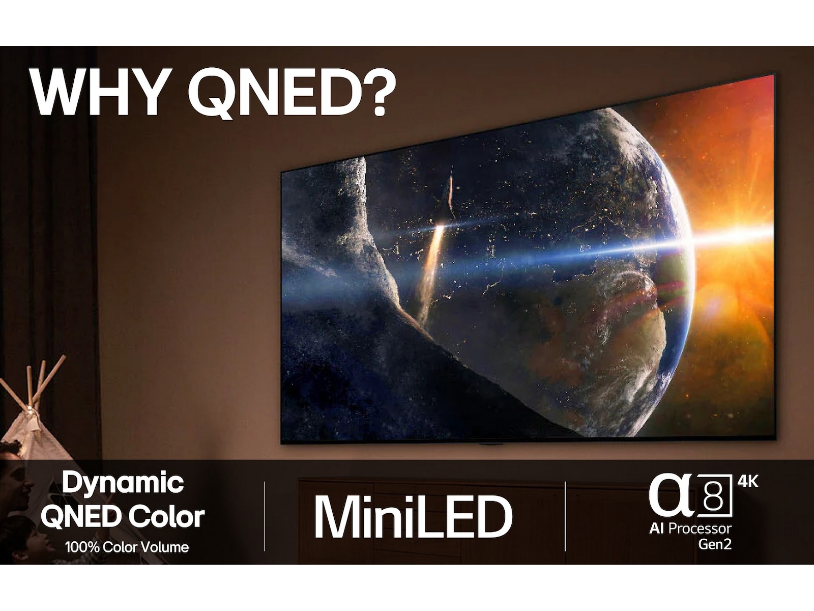 LG 86'' QNED7E AI 4K Smart TV 86QNED7EA6B (2025) Over 80 tommer TV