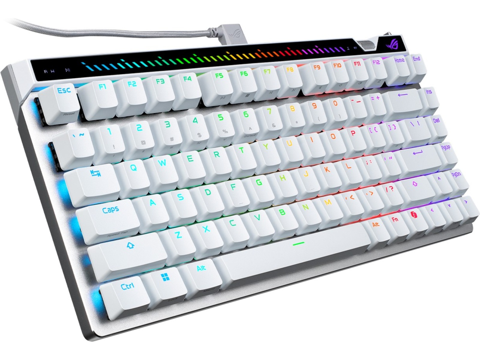 Asus ROG Falchion Ace 75 HE Gamingtastatur (hvit) Gamingtastatur