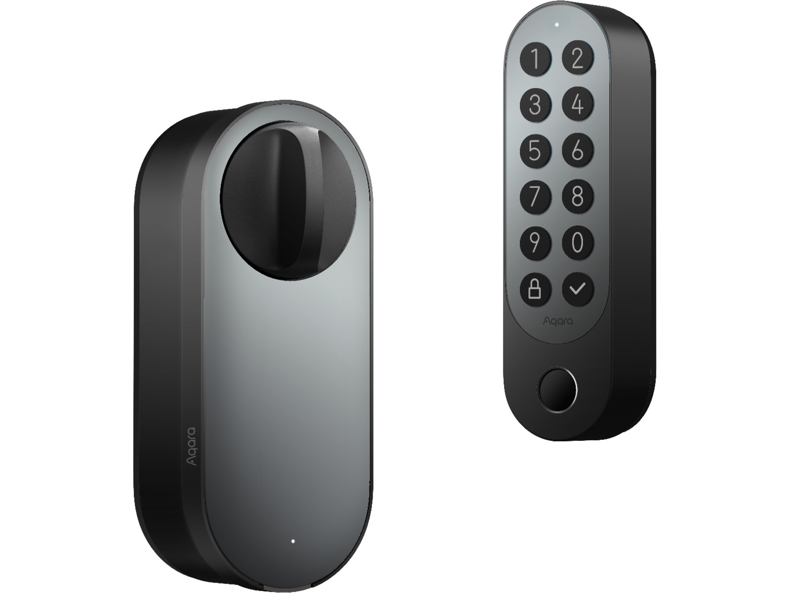 Aqara Smart Lock U200 Sett (sort) Elektronisk dørlås