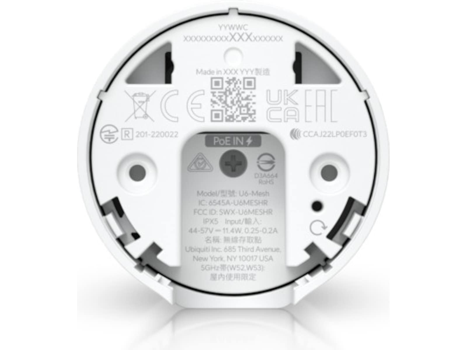 Ubiquiti UniFi U6-Mesh tilgangspunkt Aksesspunkt