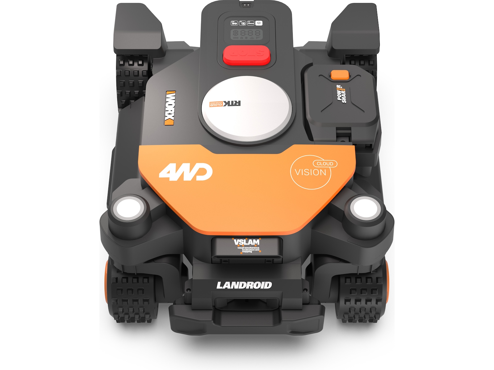 WORX WR342E Landroid Vision Cloud AWD + garasje Robotgressklipper