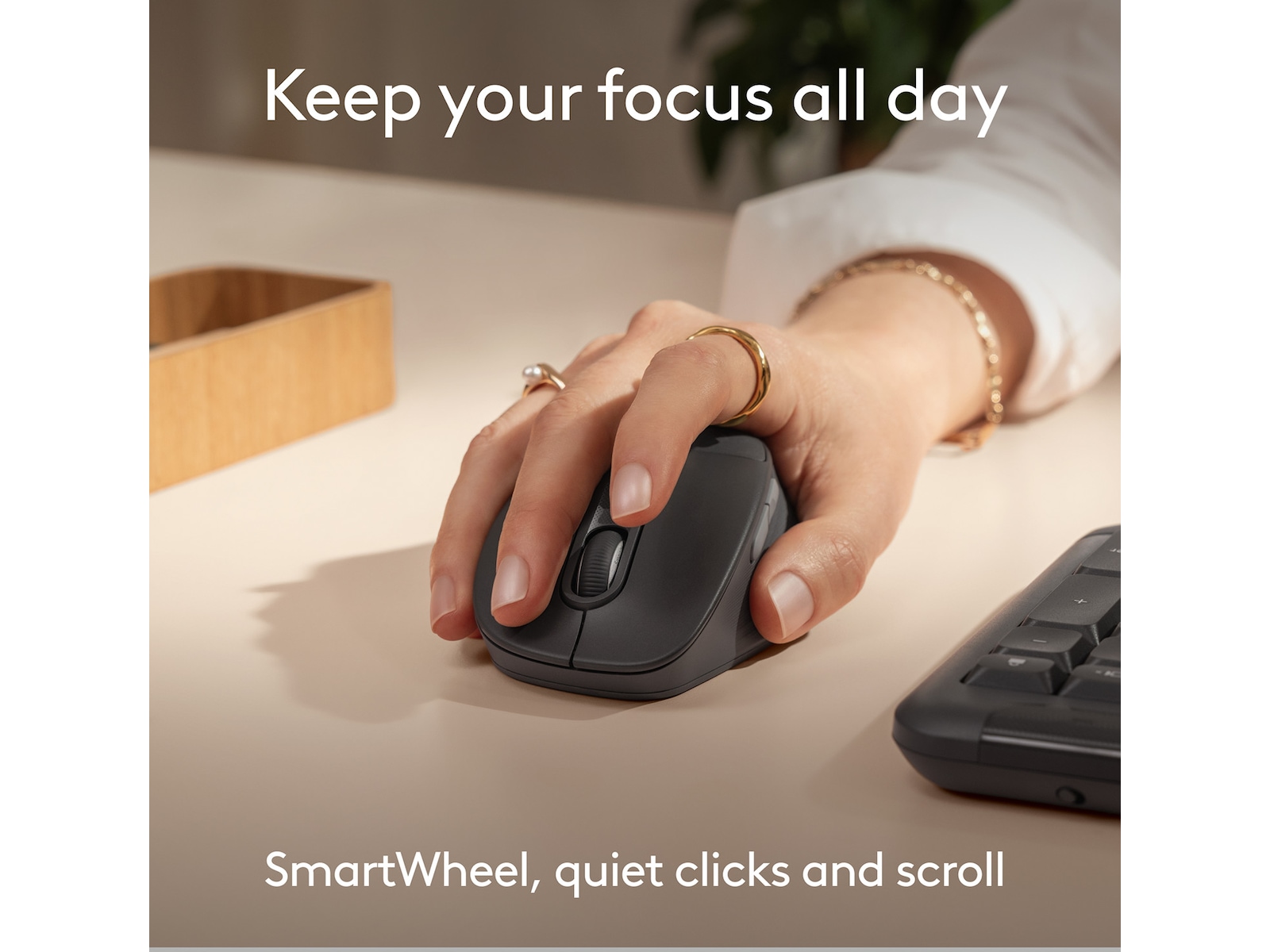 Logitech Signature Comfort M850 L trådløs mus Mus