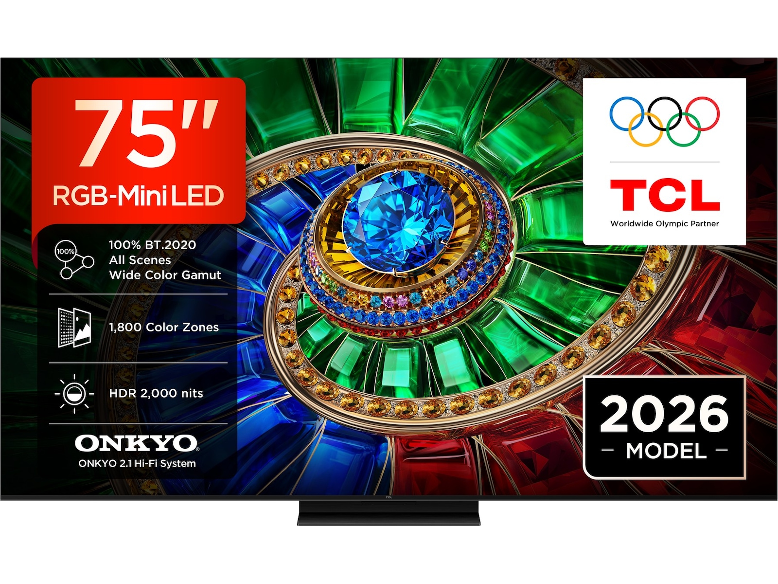 TCL 75" RM7L RGB-Mini LED Smart-TV (2026) 70 - 79 tommer TV