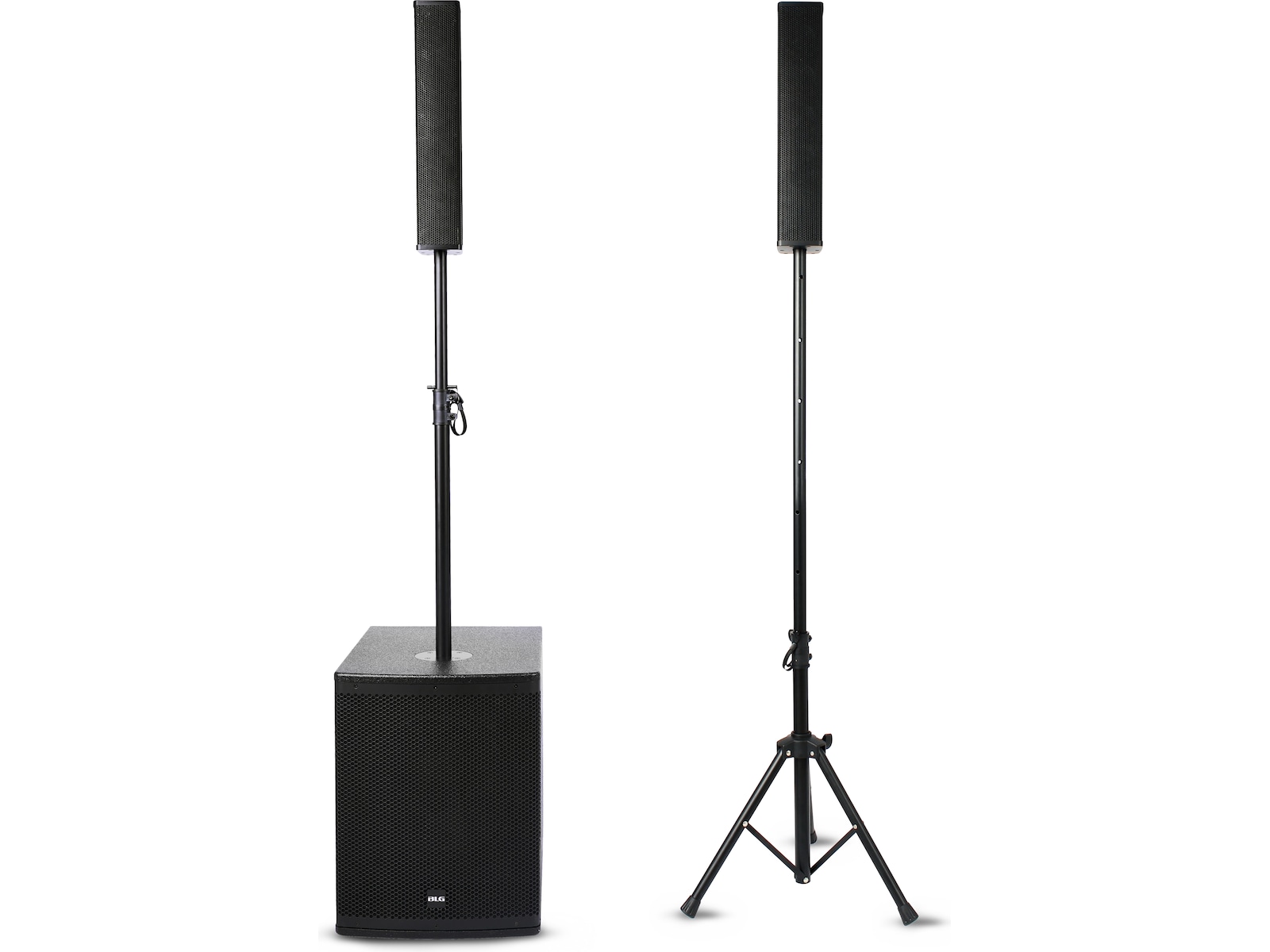 BLG 2-veis aktivt PA-system, 12" sub, Bluetooth 5.3 Høyttalere