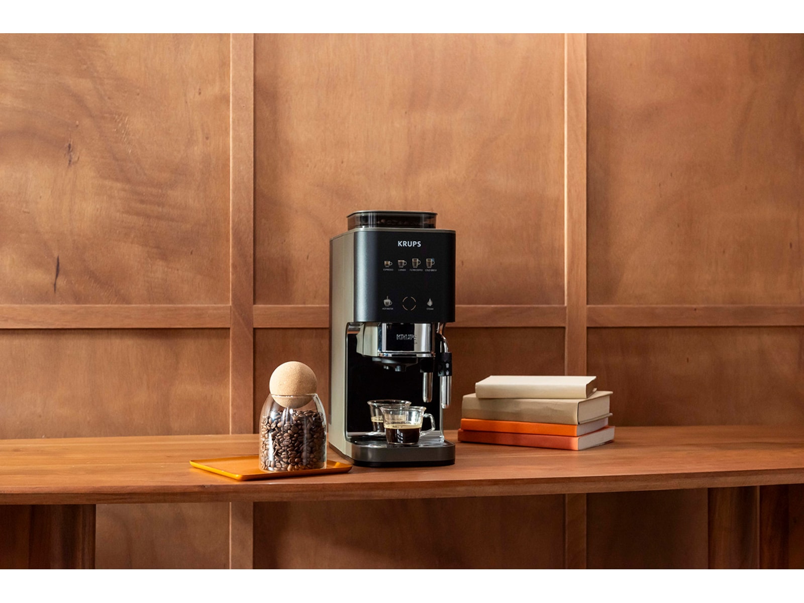 Krups Coffee Crush Experience automatisk espressomaskin 1,8 l SA403BE0 Espressomaskiner