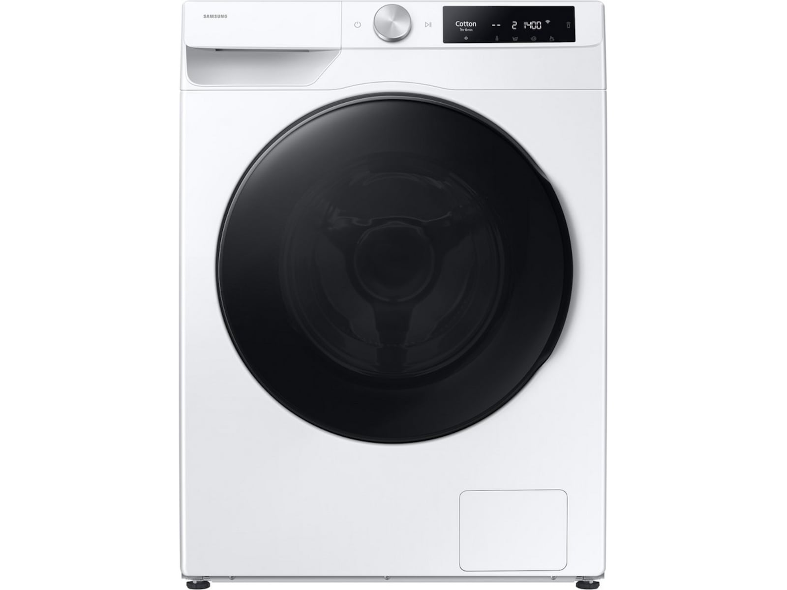 Samsung WD90DG6B85BEU3 Vask/tørk AI Wash 9 kg (hvit) Kombinert vaskemaskin og tørketrommel