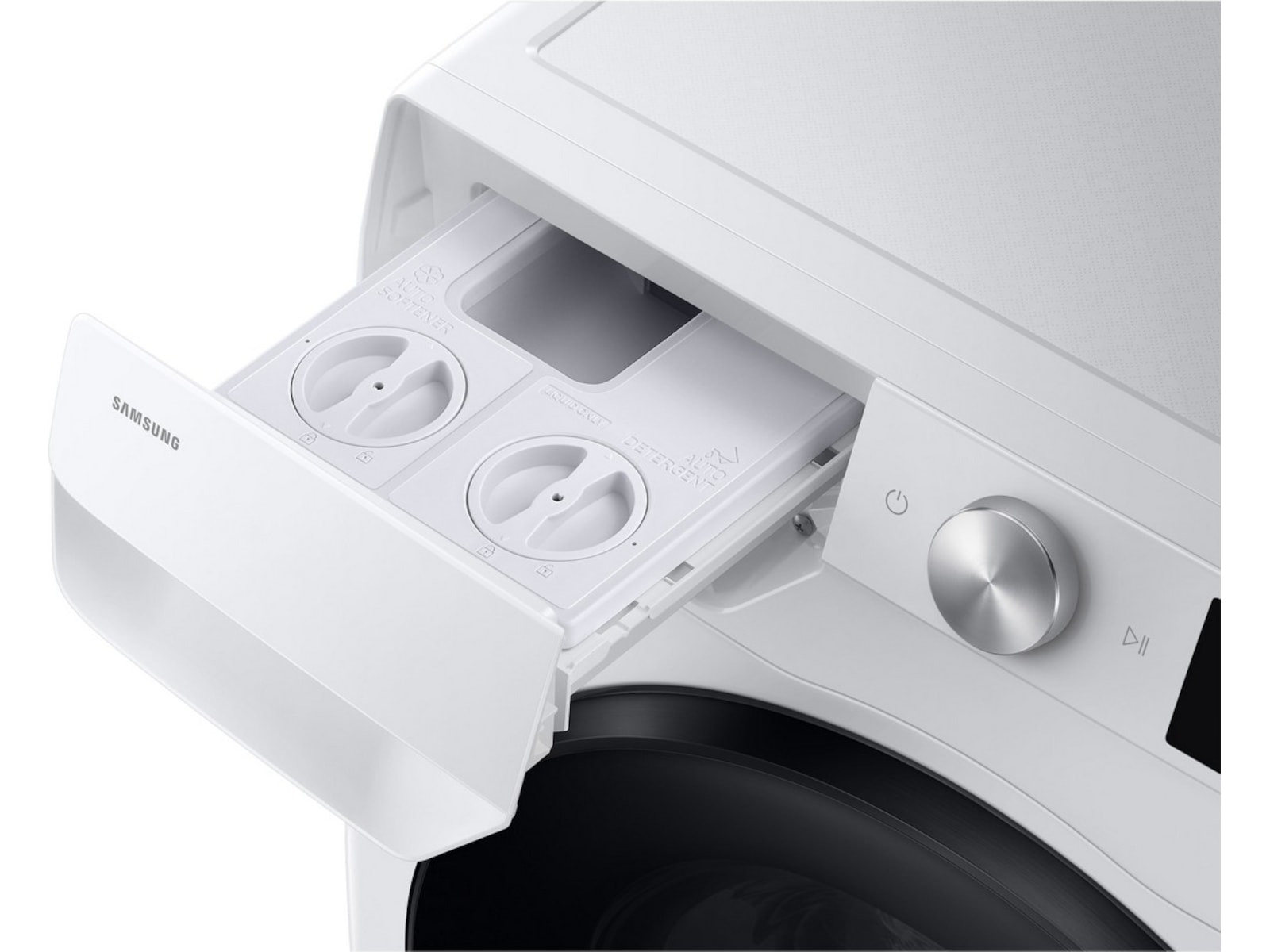 Samsung WD90DG6B85BEU3 Vask/tørk AI Wash 9 kg (hvit) Kombinert vaskemaskin og tørketrommel