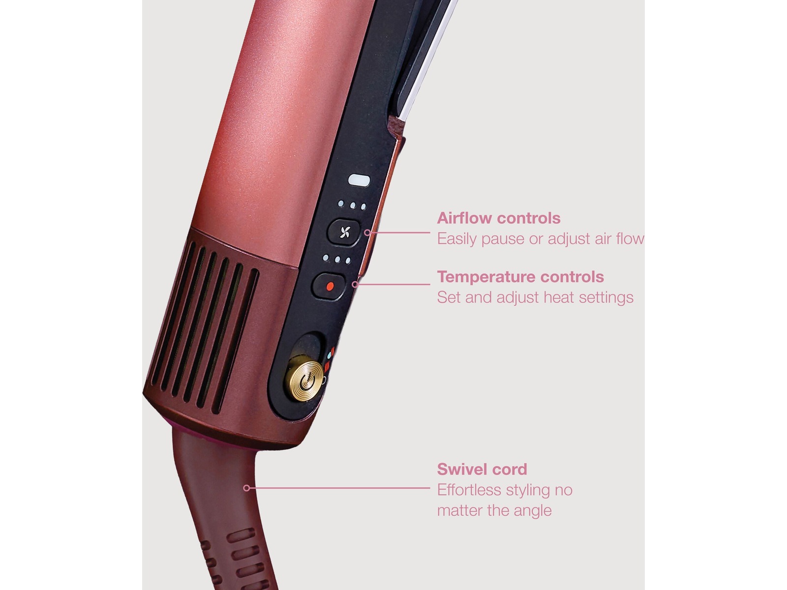 Shark Silki Pro Straight Pink HT401EUPK rettetang Hårpleie & styling