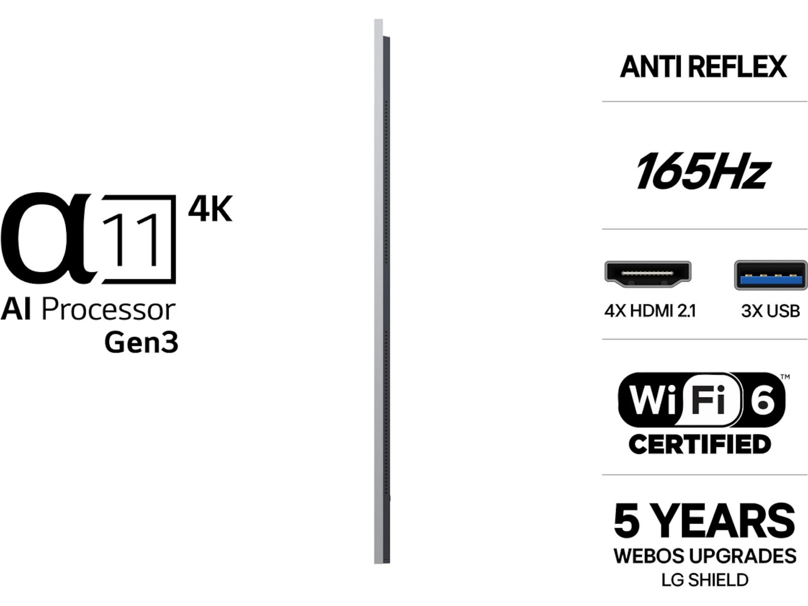 LG 83" G64 OLED evo 4K Smart-TV (2026) Over 80 tommer TV