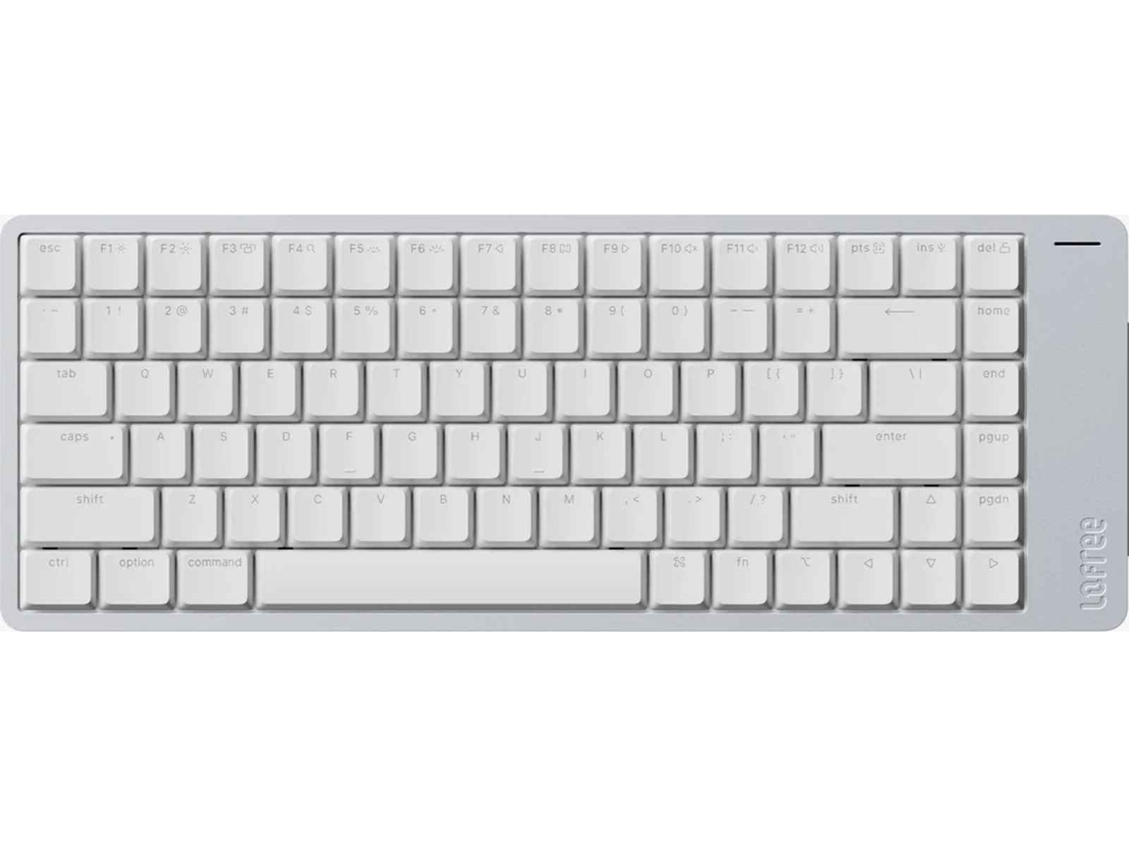 Lofree Flow 2 84 Kailh Void Silent Gamingtastatur (hvit) Gamingtastatur