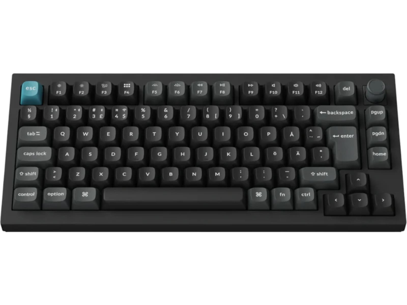 Keychron Q1 Ultra 75% 8K Red Trådløs Gamingtastatur Gamingtastatur