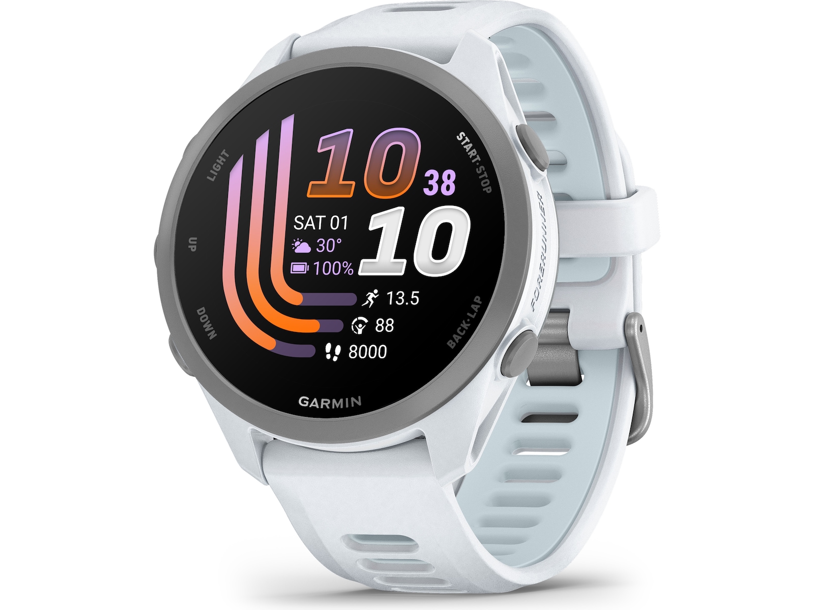 Garmin Forerunner 170 42mm GPS (whitestone/cloud blue) Smartklokker