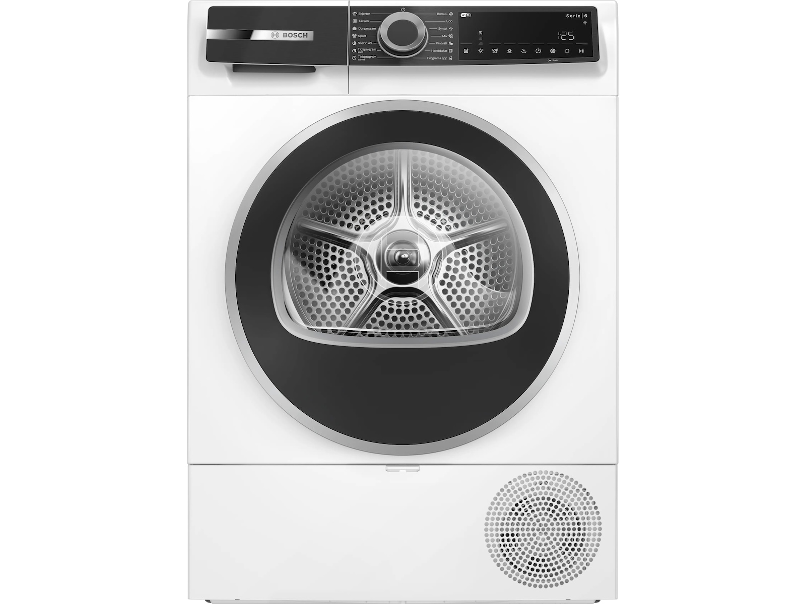 Bosch WQK2420LSN Serie 6 Tørketrommel 9 kg (hvit) Tørketrommel