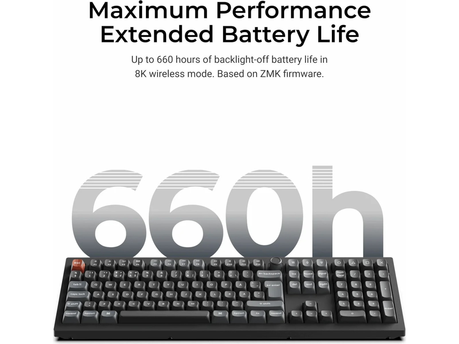 Keychron V6 Ultra 100% 8K Brown Trådløst Gamingtastatur Gamingtastatur