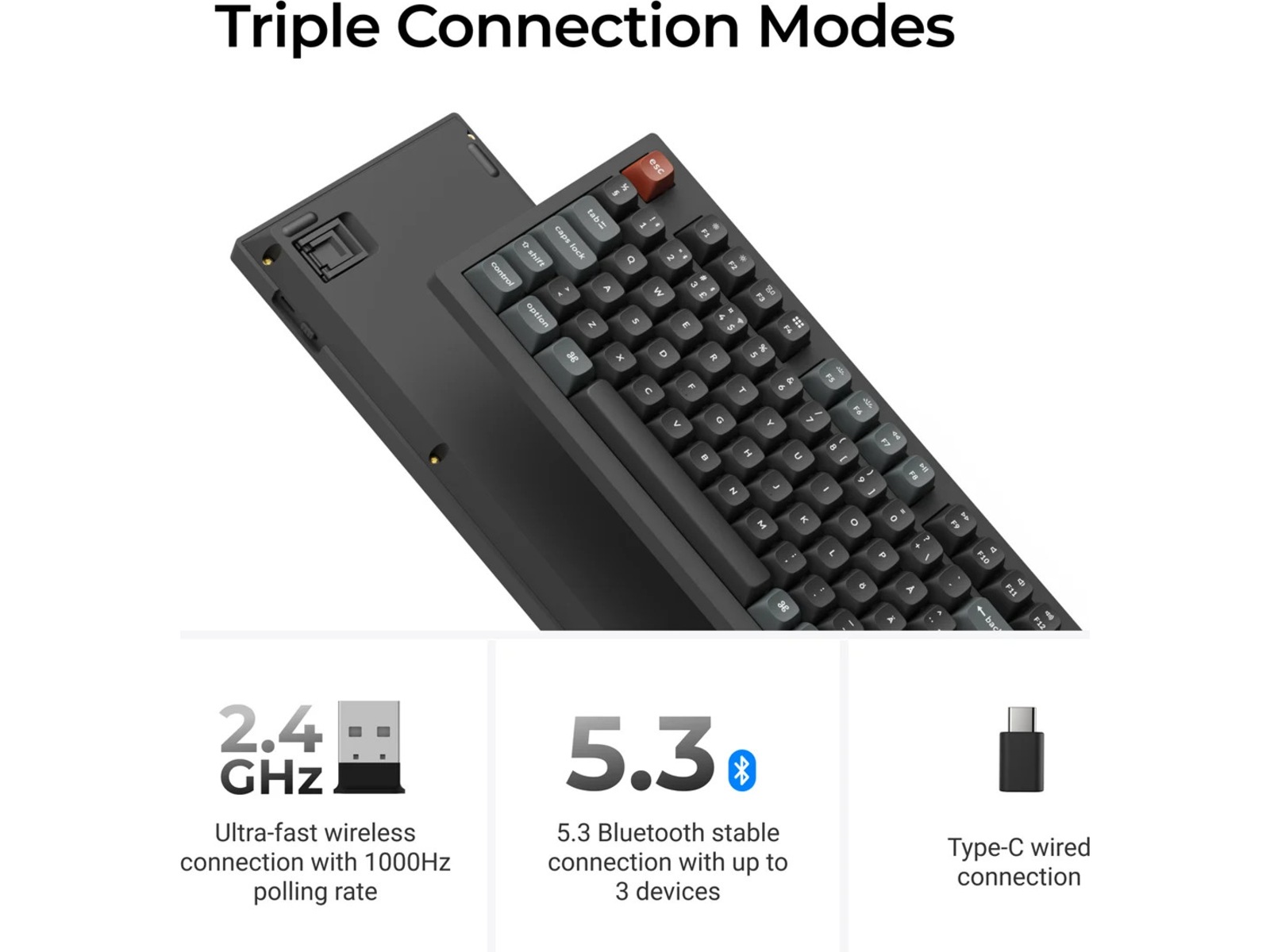 Keychron V6 Ultra 100% 8K Brown Trådløst Gamingtastatur Gamingtastatur