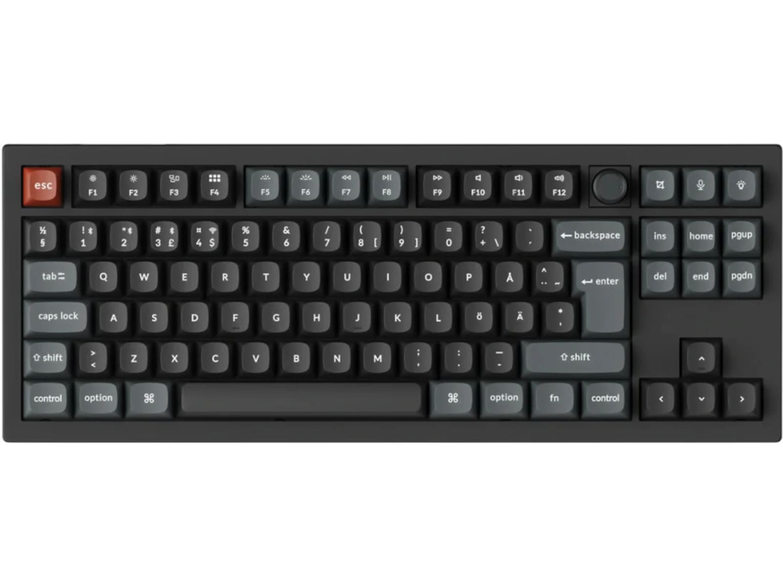 Keychron V3 Ultra 80% 8K Brown Trådløst Gamingtastatur Gamingtastatur