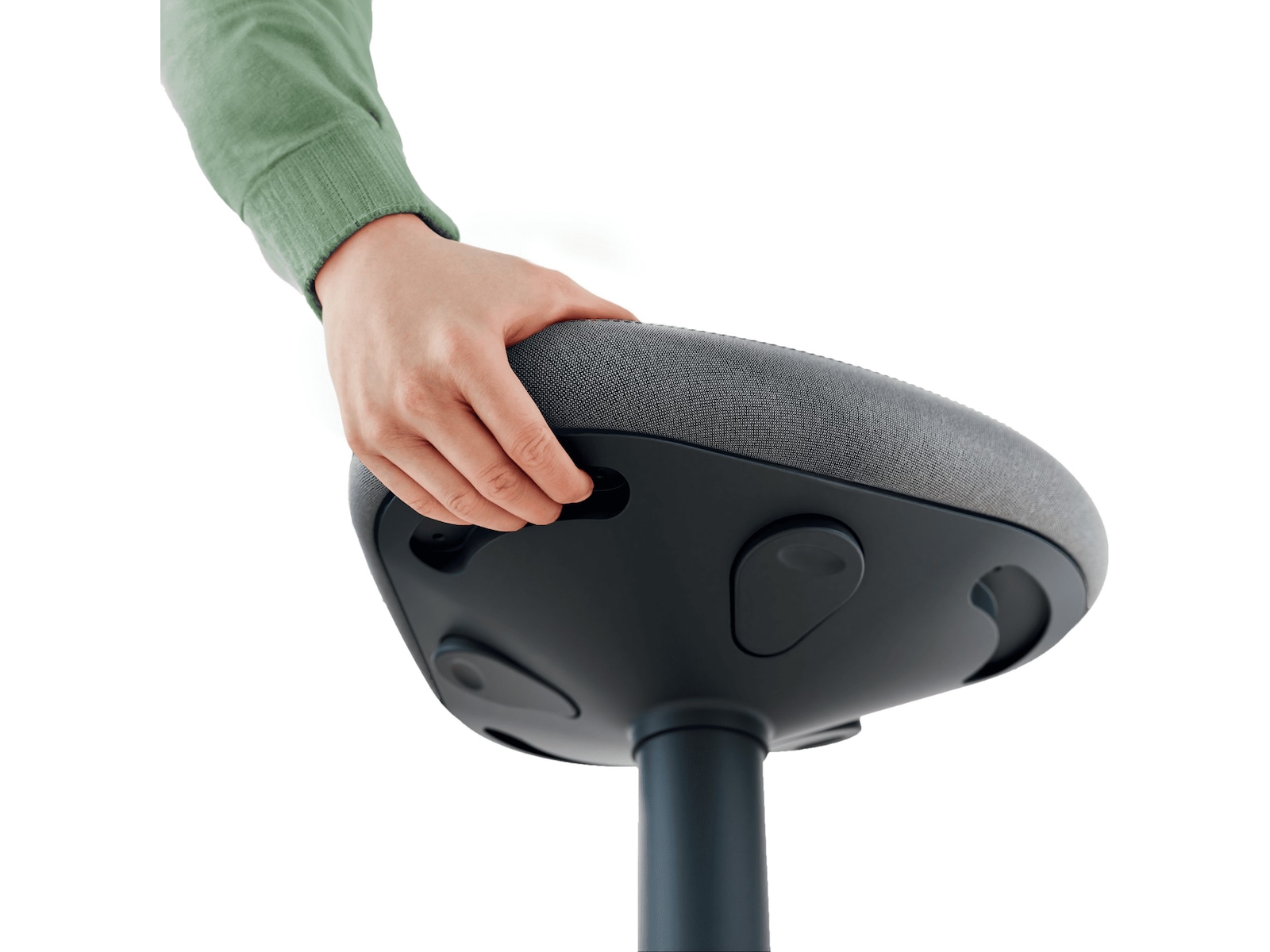 Leitz Ergo Active Balansestol med komfortsete (mørk grå) -B-Grade Demo annet i datautstyr