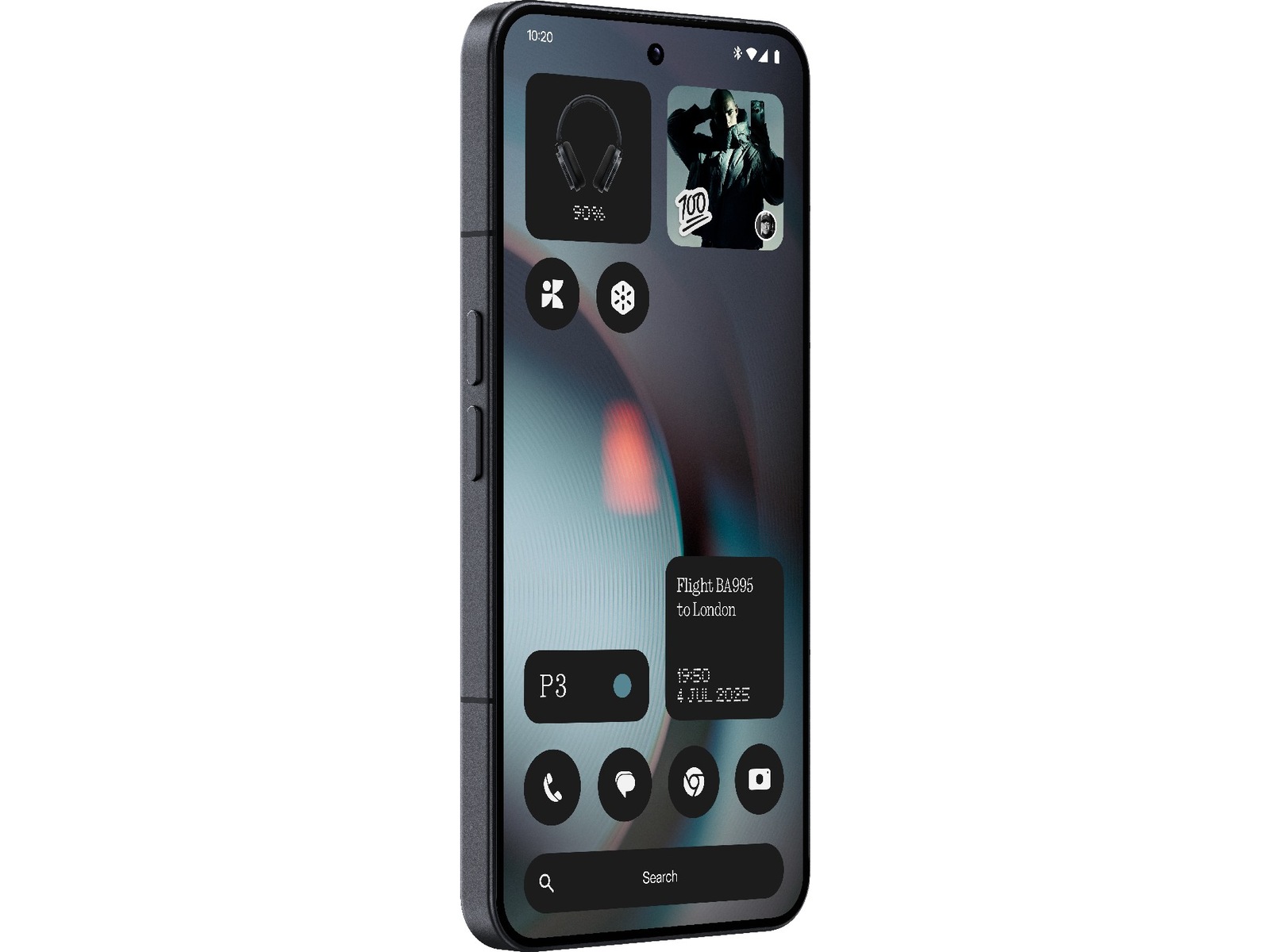 Nothing Phone (3) 256GB (sort) Mobiltelefoner