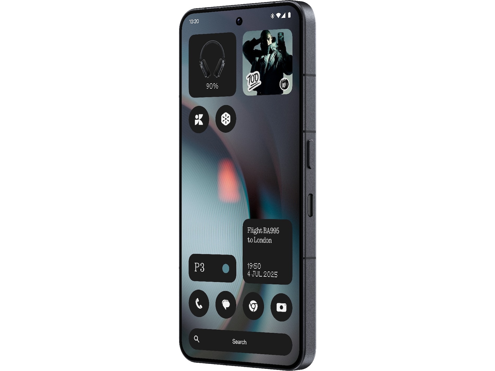 Nothing Phone (3) 256GB (sort) Mobiltelefoner