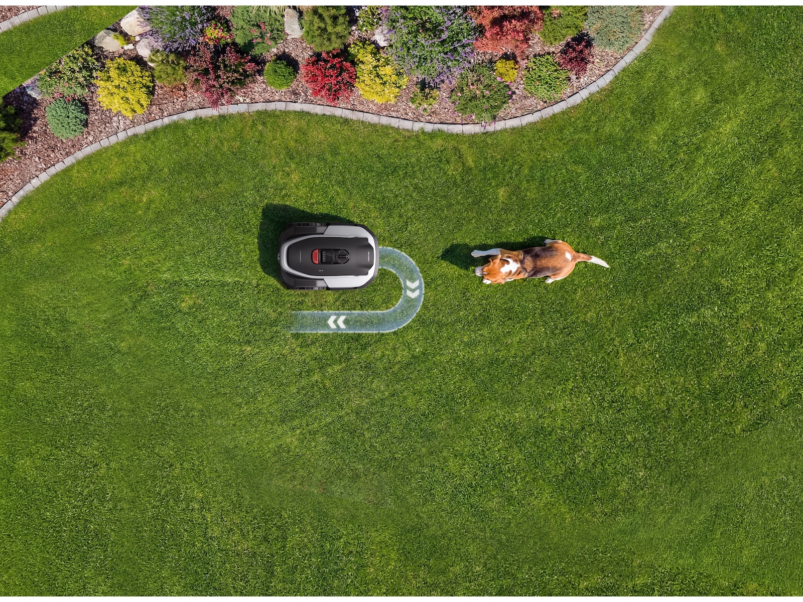Roborock Q110 robotgressklipper RTK VSLAM 1000 m² -B-Grade Demo hjem & fritid