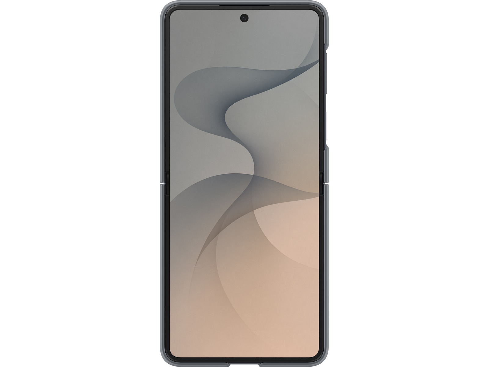 Samsung Galaxy Z Flip8 Ring Magnet silikondeksel (grafitt) Deksel til mobiltelefon