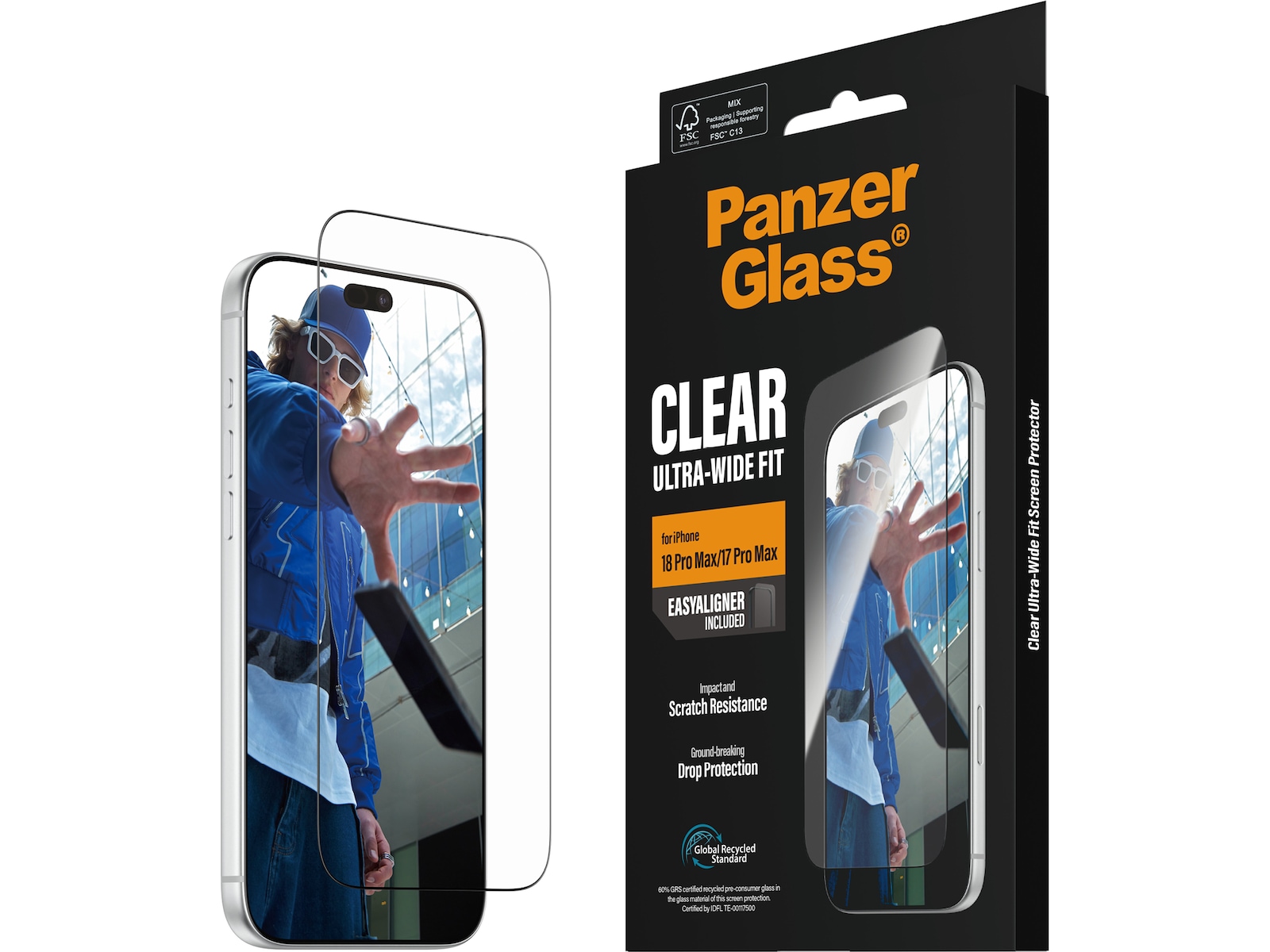 PanzerGlass iPhone 17 Pro Max / 18 Pro Max Skjermbeskytter Skjermbeskyttelse
