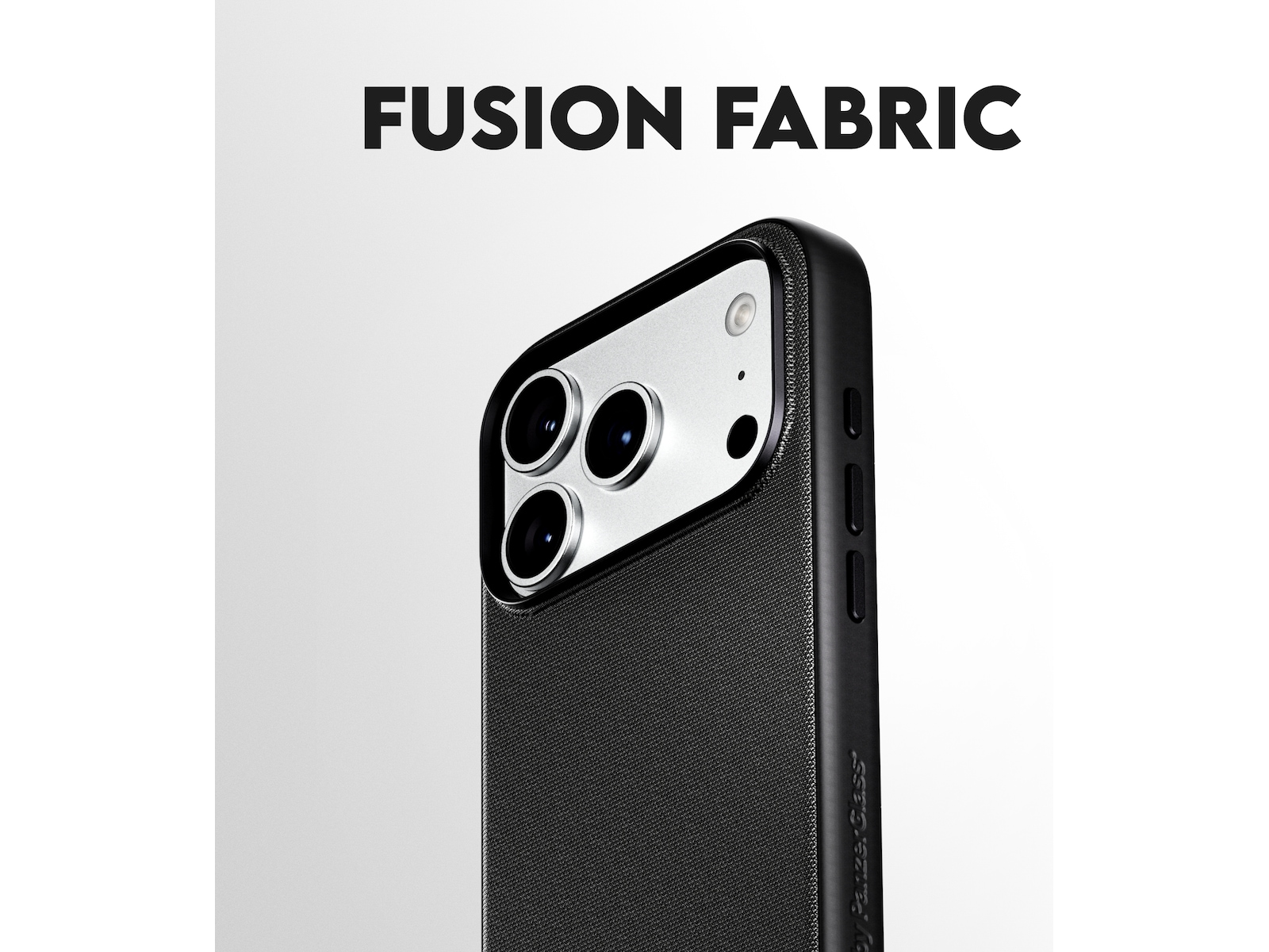 PanzerGlass CARE iPhone 17 Pro Max / 18 Pro Max Fusion Fabric deksel (sort) Deksel til mobiltelefon