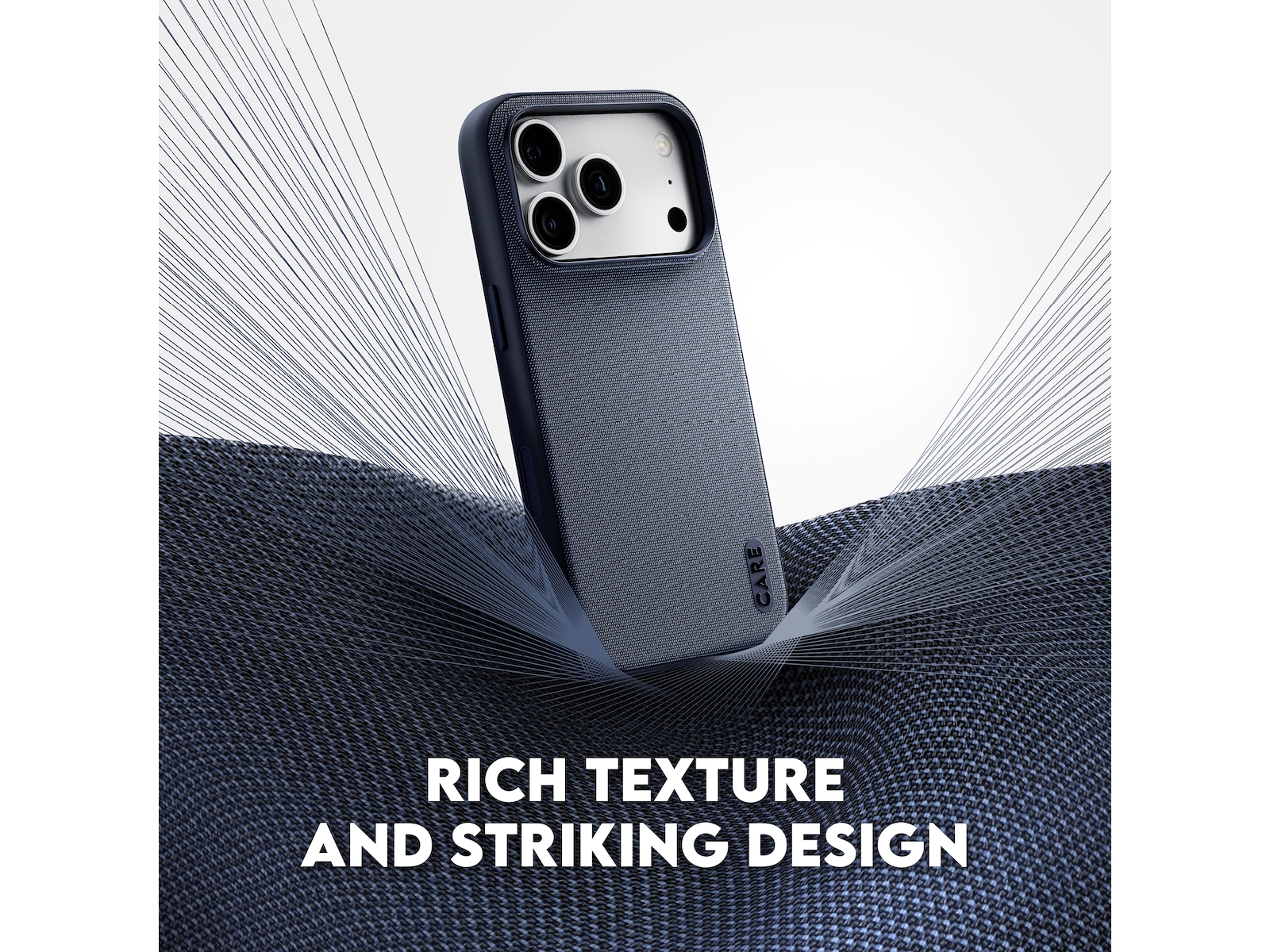 PanzerGlass CARE iPhone 17 Pro Max / 18 Pro Max Fusion Fabric deksel (sort) Deksel til mobiltelefon