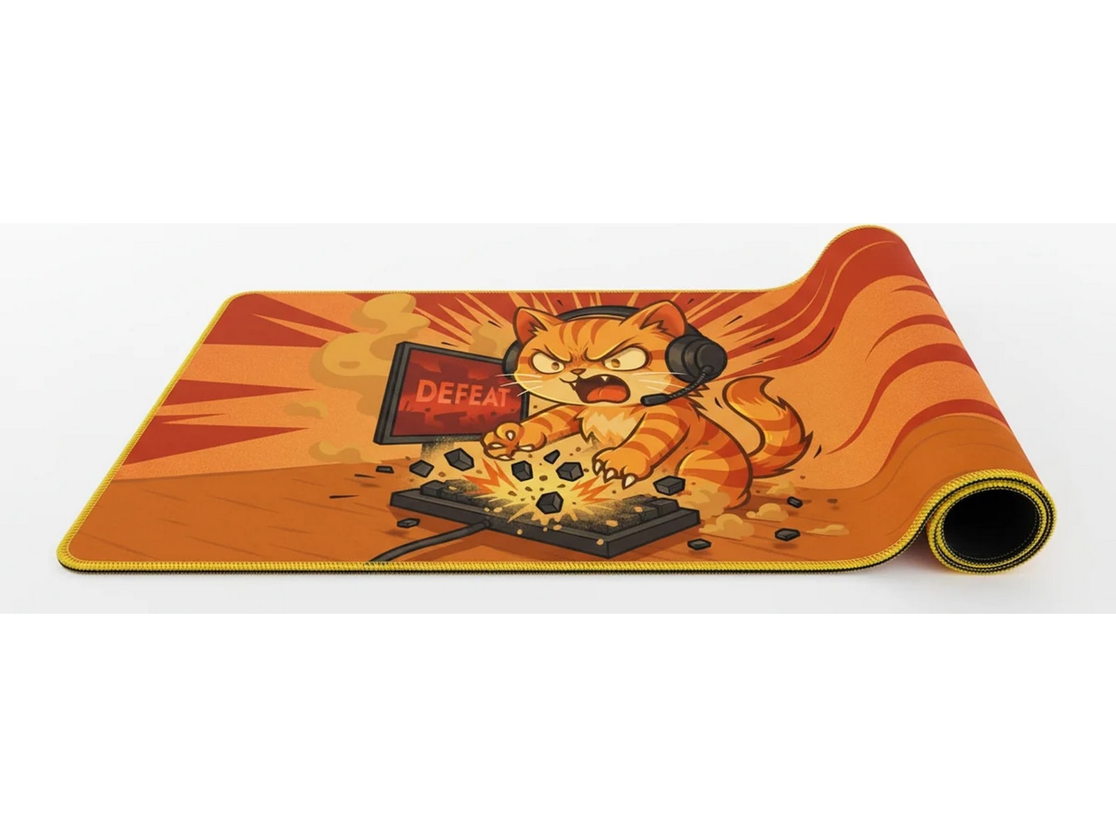 Lexip Fleksibel musematte XXL (Ragecat) Gamingmusematte