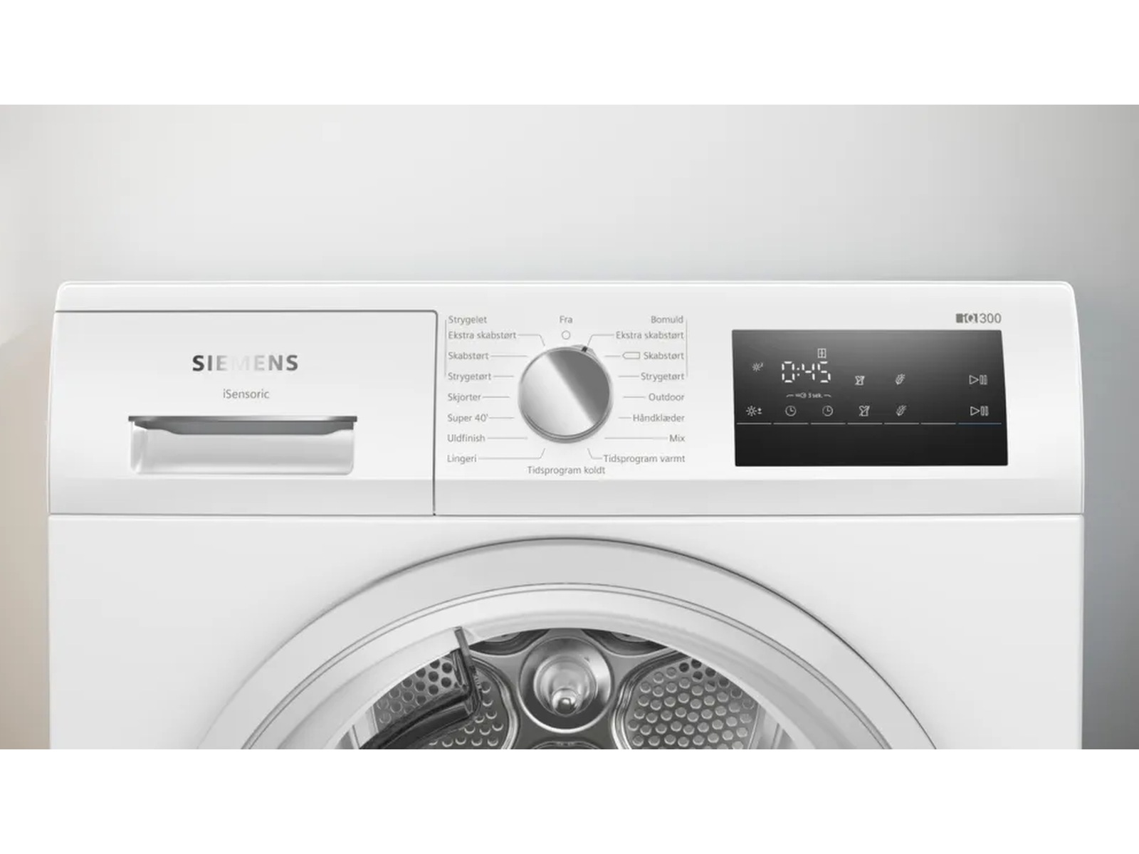 Siemens iQ300 Tørketrommel -B-Grade Demo vask & tørk