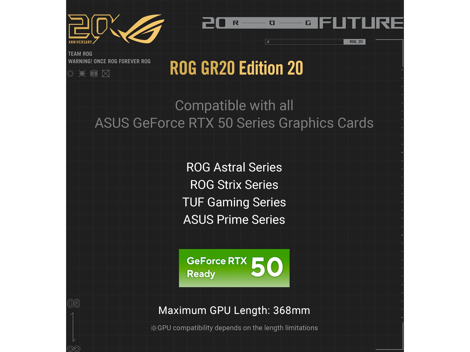 ASUS ROG GR20 Edition 20 Mid Tower Midi tower